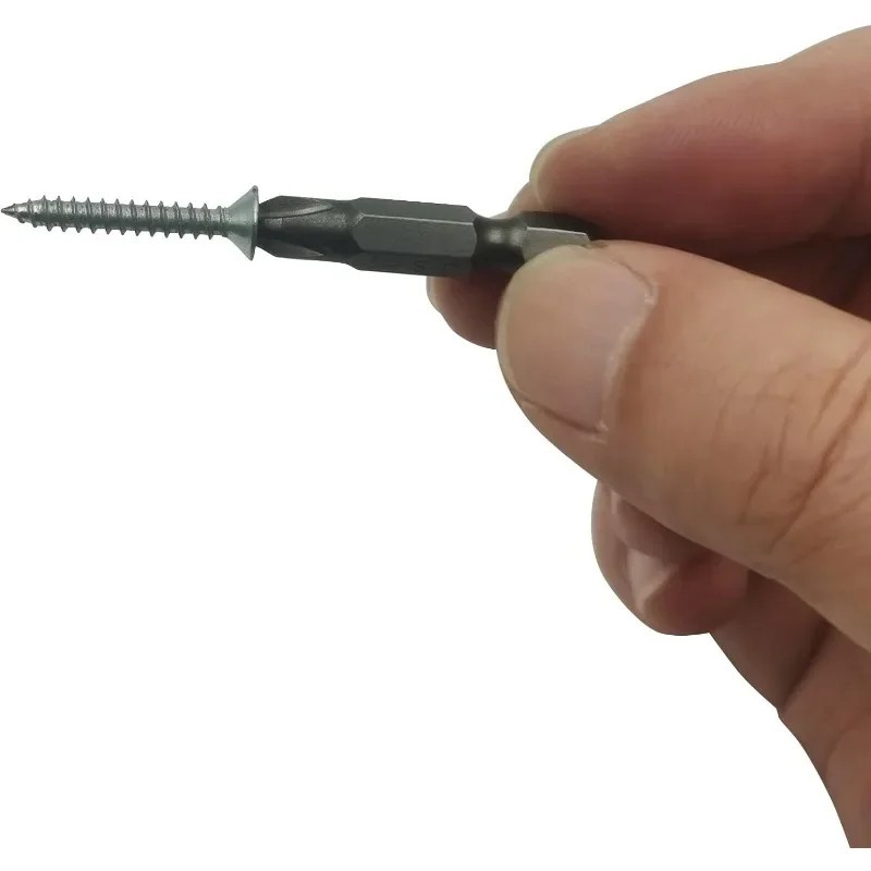 6Pcs 35Mm JIS Screwdriver Bit Set with Magnetic Tip, 1/4 Hex Shank, S2 Alloy_Ste