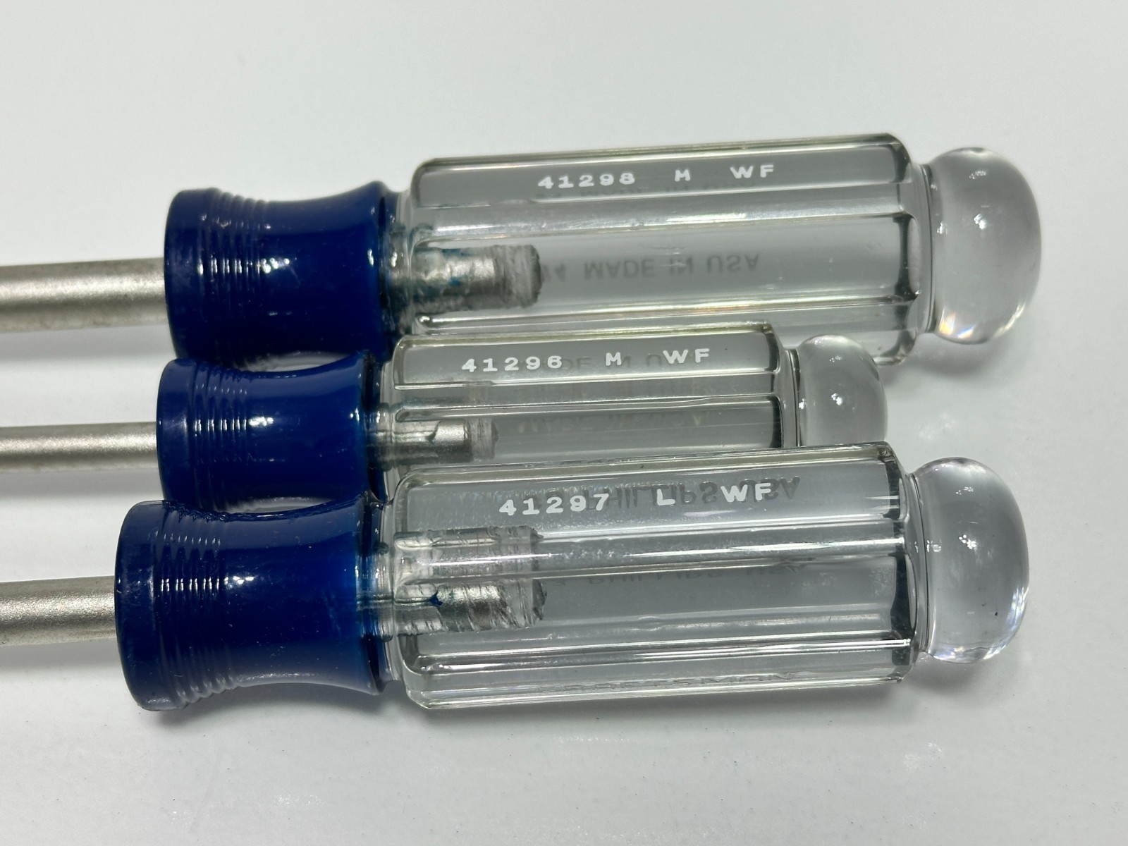 🇺🇸 NEW Craftsman Tools USA WF 3pc Phillips Screwdriver Set Lot, #2 #3 #4 (NOS)