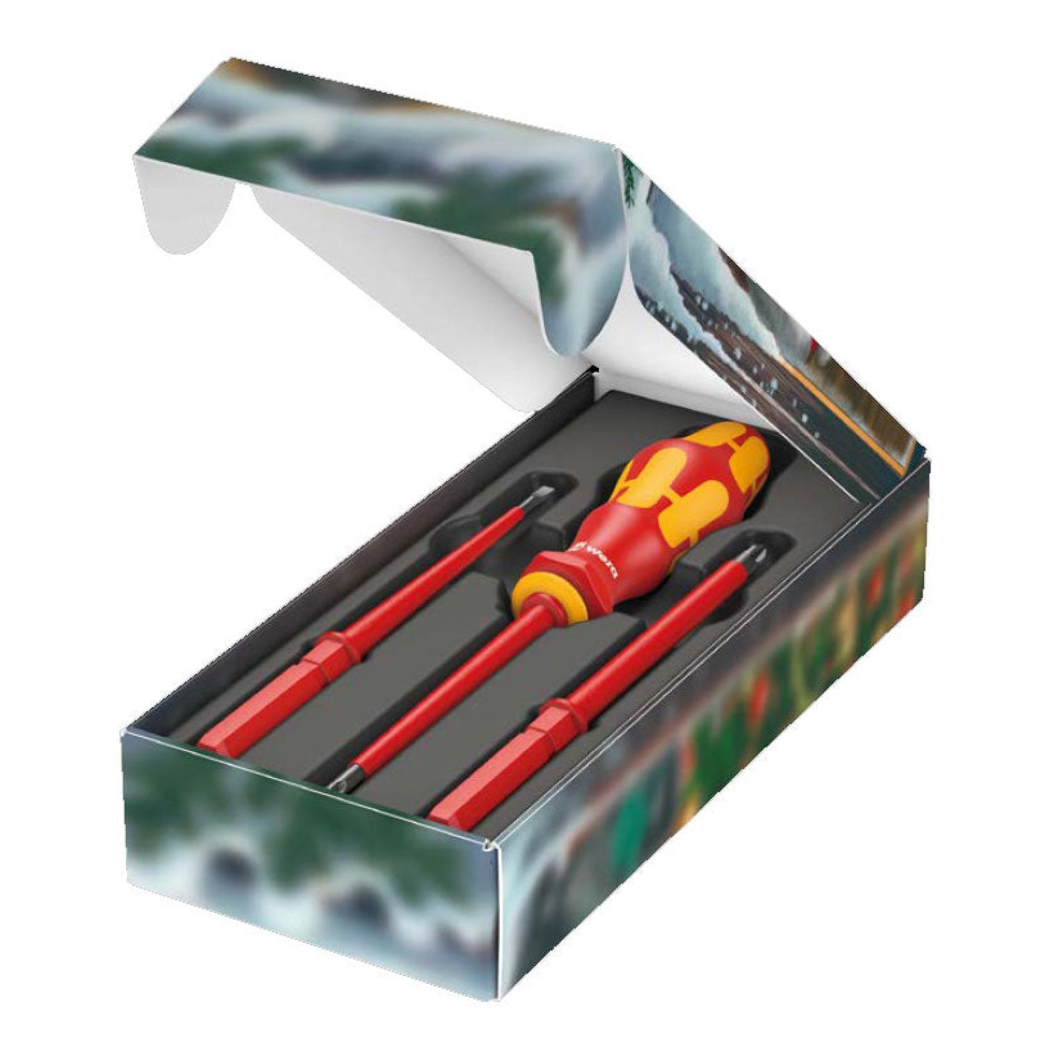 Wera 05136028001 Christmas Limited Edition Screwdriver Set 4 Pieces