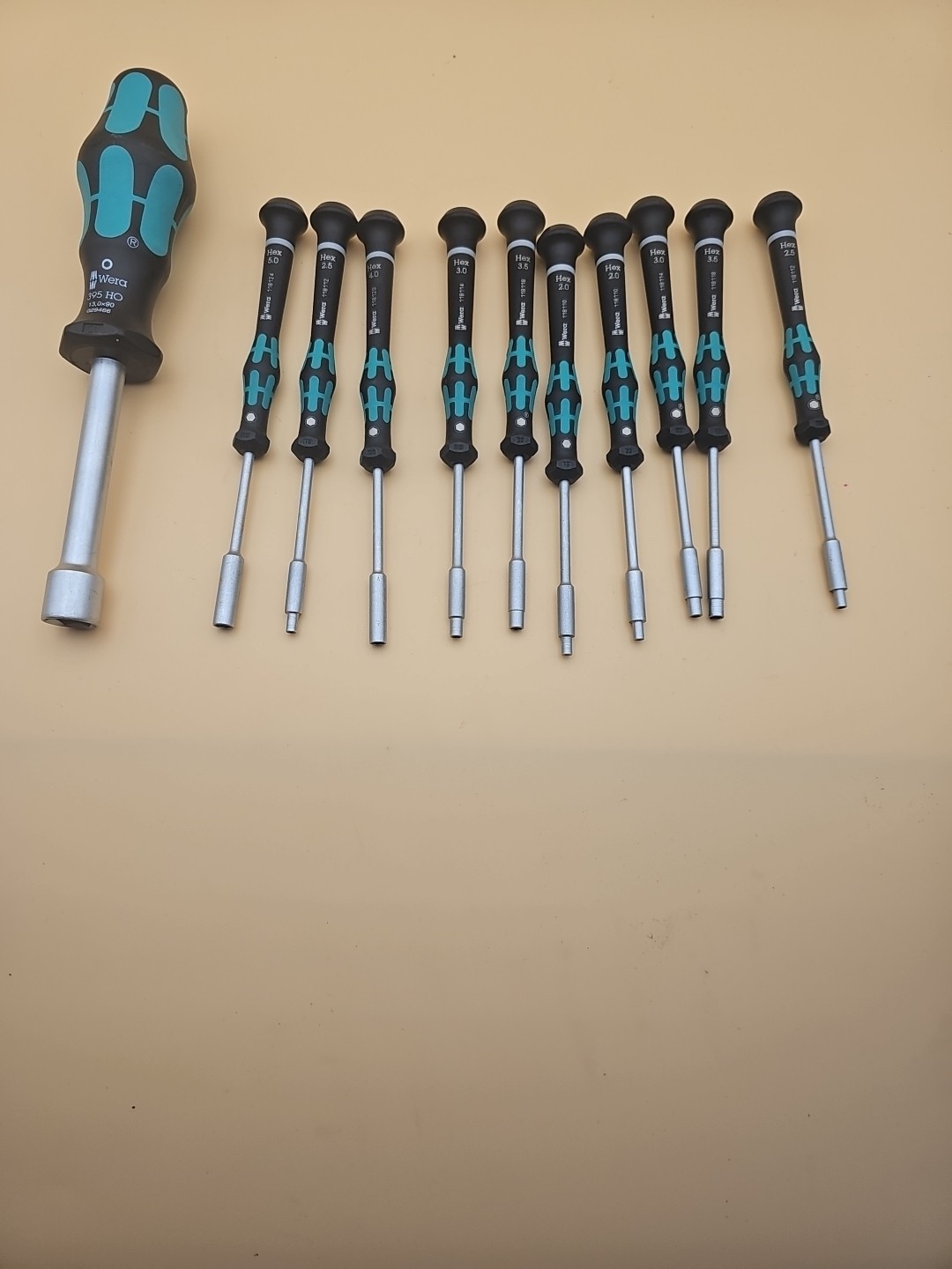 Wera Tools Micro Hexagon Set Of 10 Plus Wera 395 1 Ea