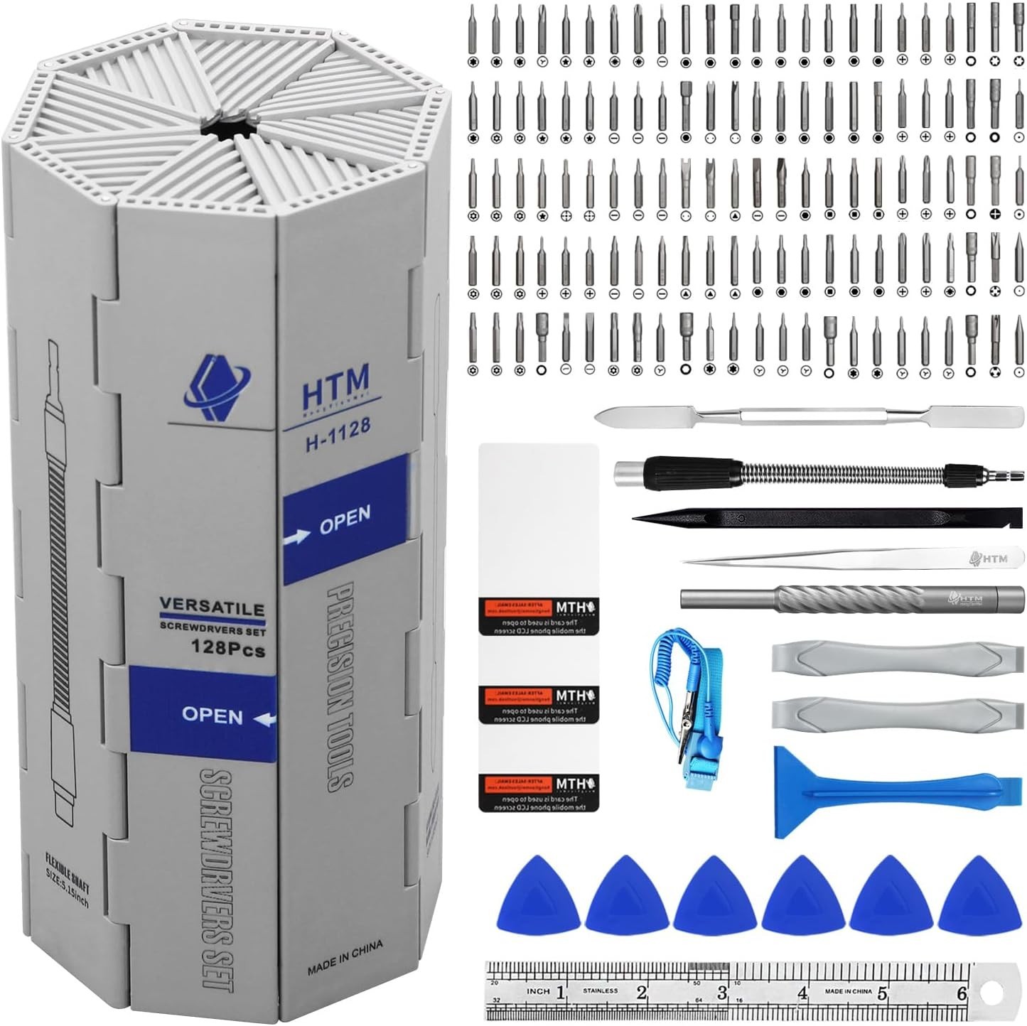 Ergonomic 142-in-1 Precision Screwdriver Set: Perfect for Computers & Consoles