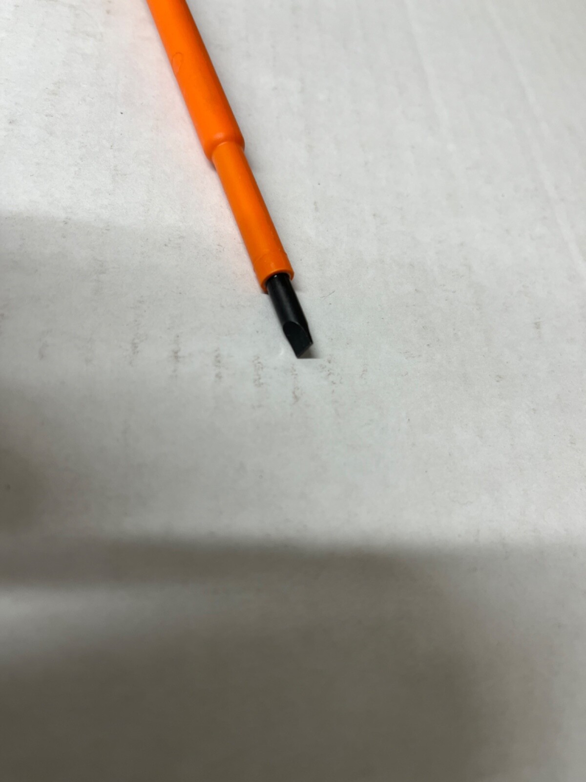 Klein Tools 601-7-INS Insulated 3/16″ Cabinet-Tip 7″ Round-Shank Screwdriver