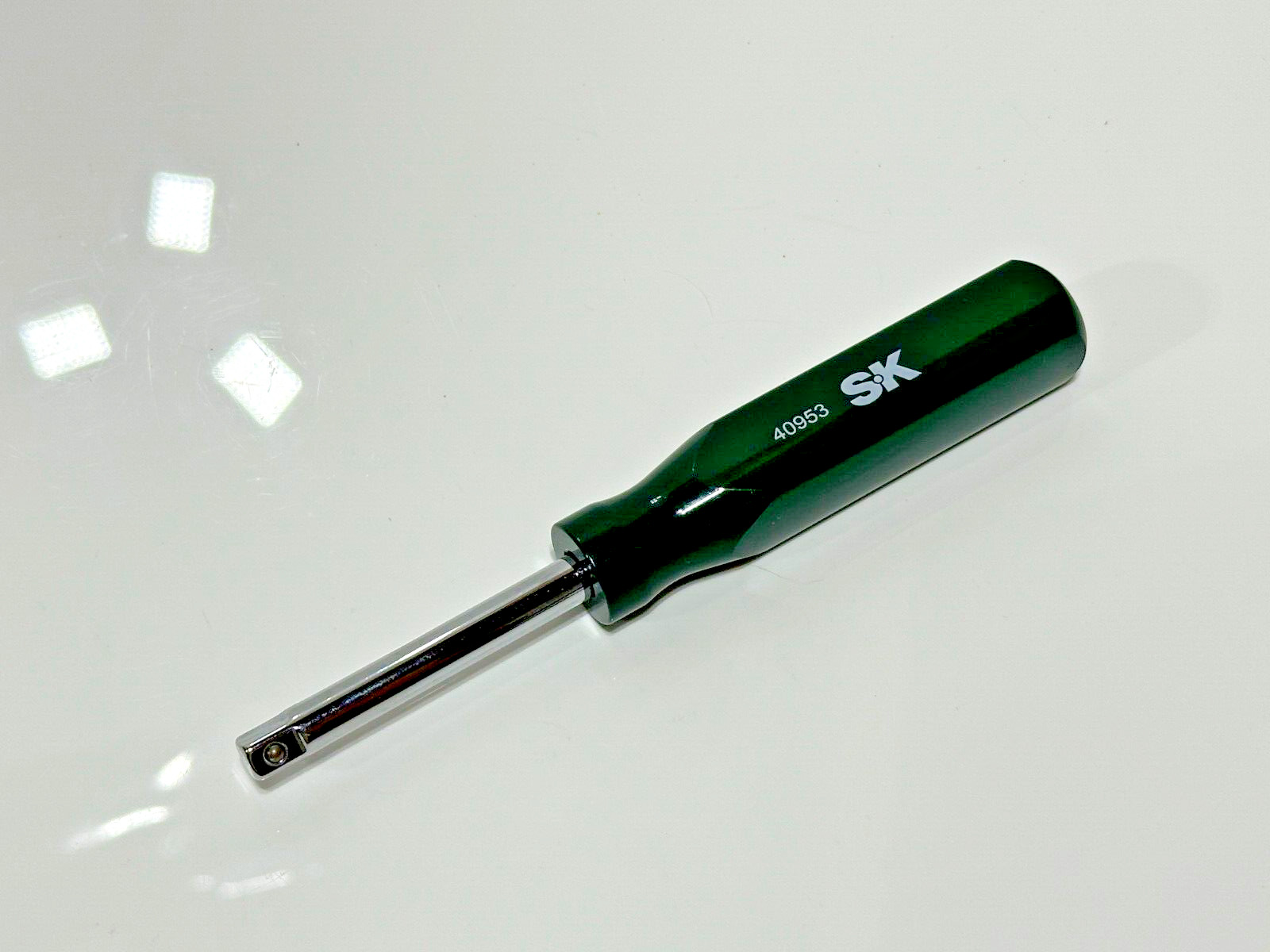 NEW SK Tools 40953 1/4″ Drive Spinner Extension Handle – Green Hard Handle