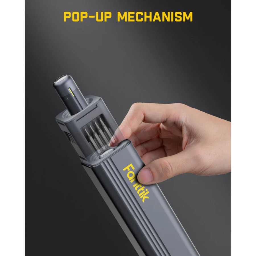 Fanttik E2 MAX Precision Electric Screwdriver – Max 0.4N.m, 50 Magnetic Bits