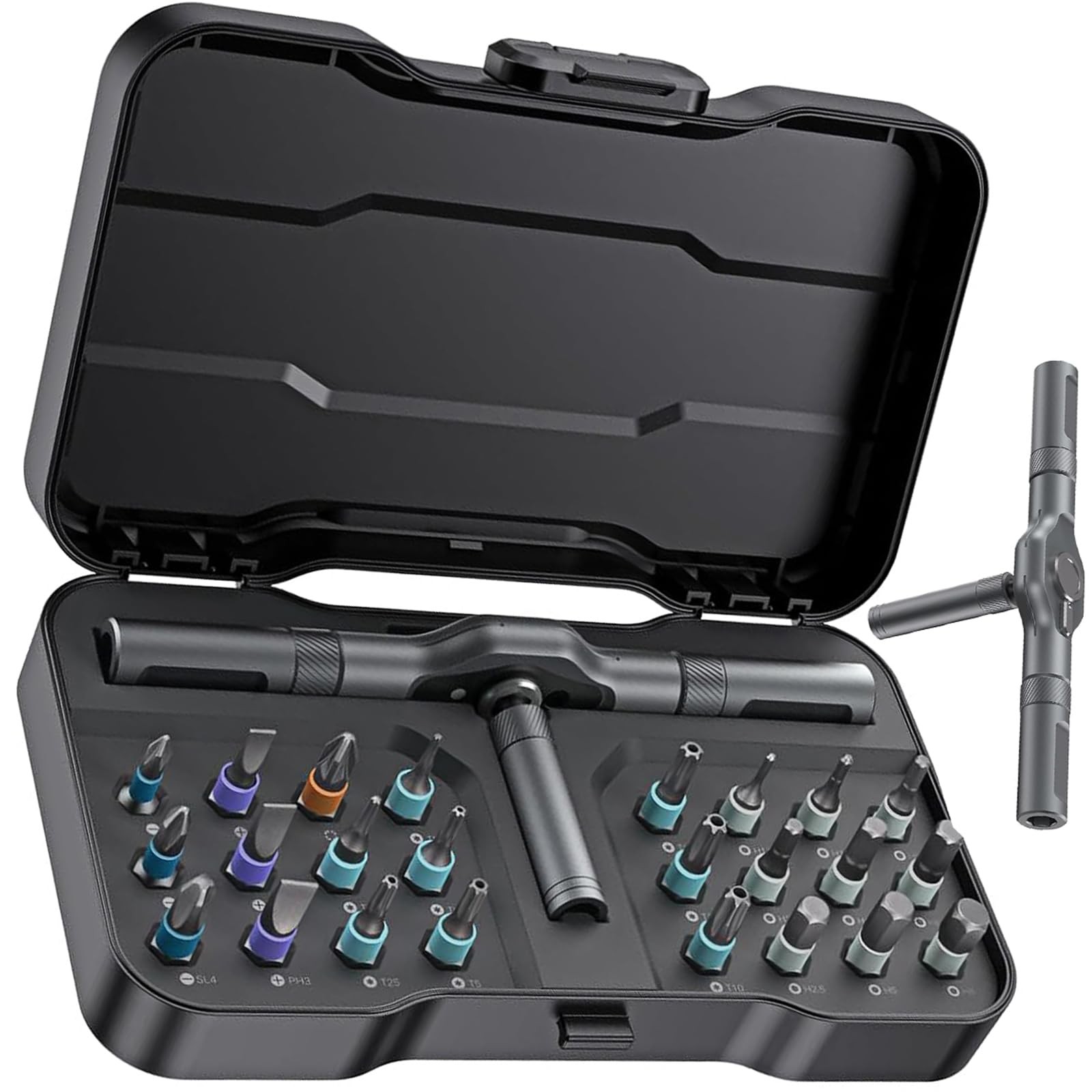 Magnetic Screwdriver Set 24 in1 Ratchet Screwdriver Kit Precision Repair Tool…