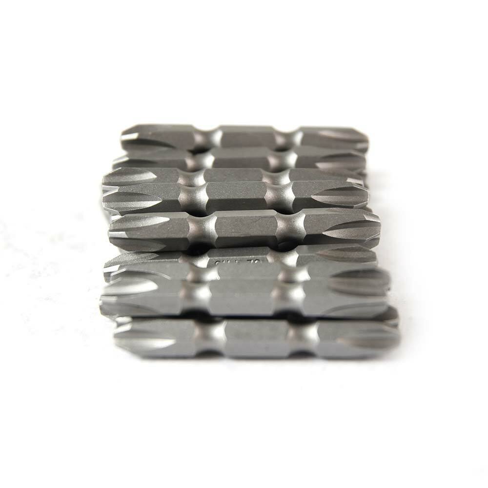 SP203D-10PK 3# Phillips Double End Screwdriver Bits – 2 Inch Long – 10