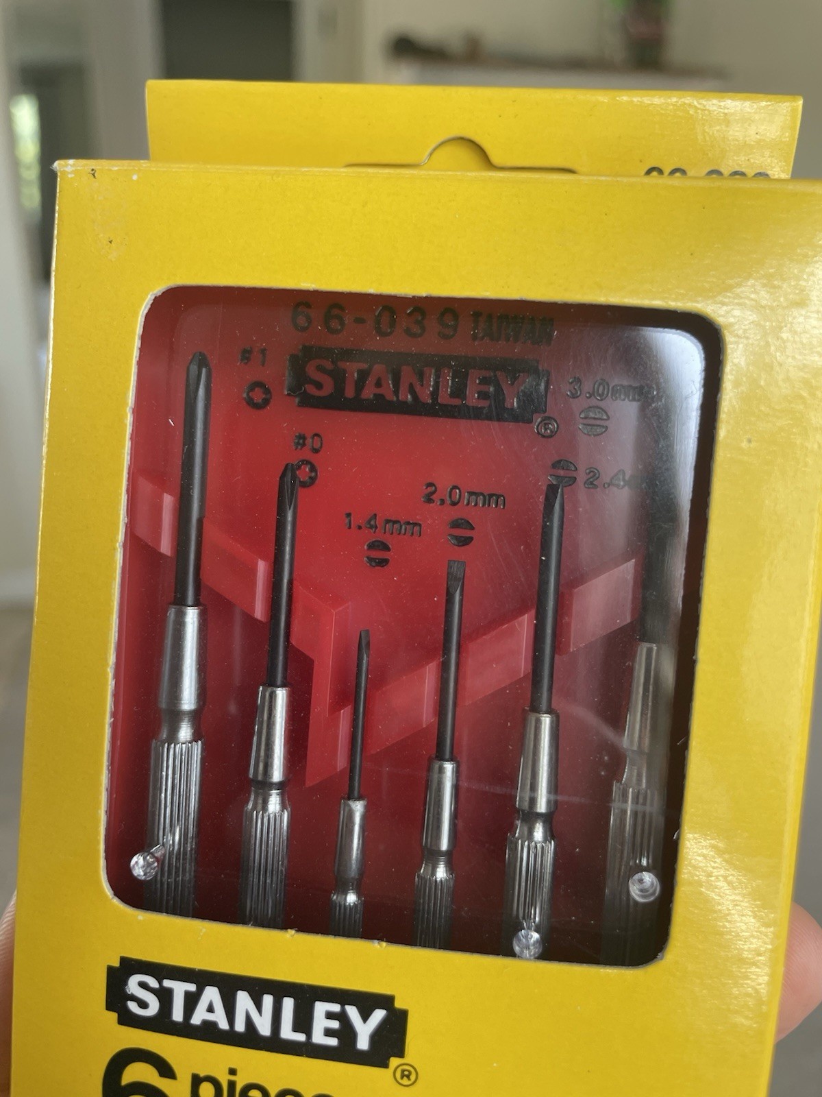 NEW Precision Screwdriver Set Phillips And Flathead STANLEY 66-039 6 PC
