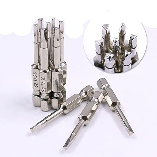 5 Piece Magnetic Triangle Screwdriver Bit, S2 Steel Triangular Screwdriver Bi…