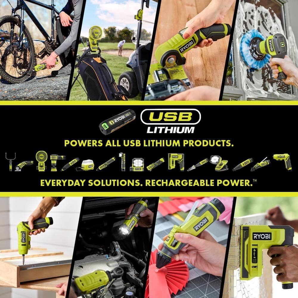 NEW USB Lithium Multi-Head Screwdriver Kit with Battery, Cable, Bits and Case