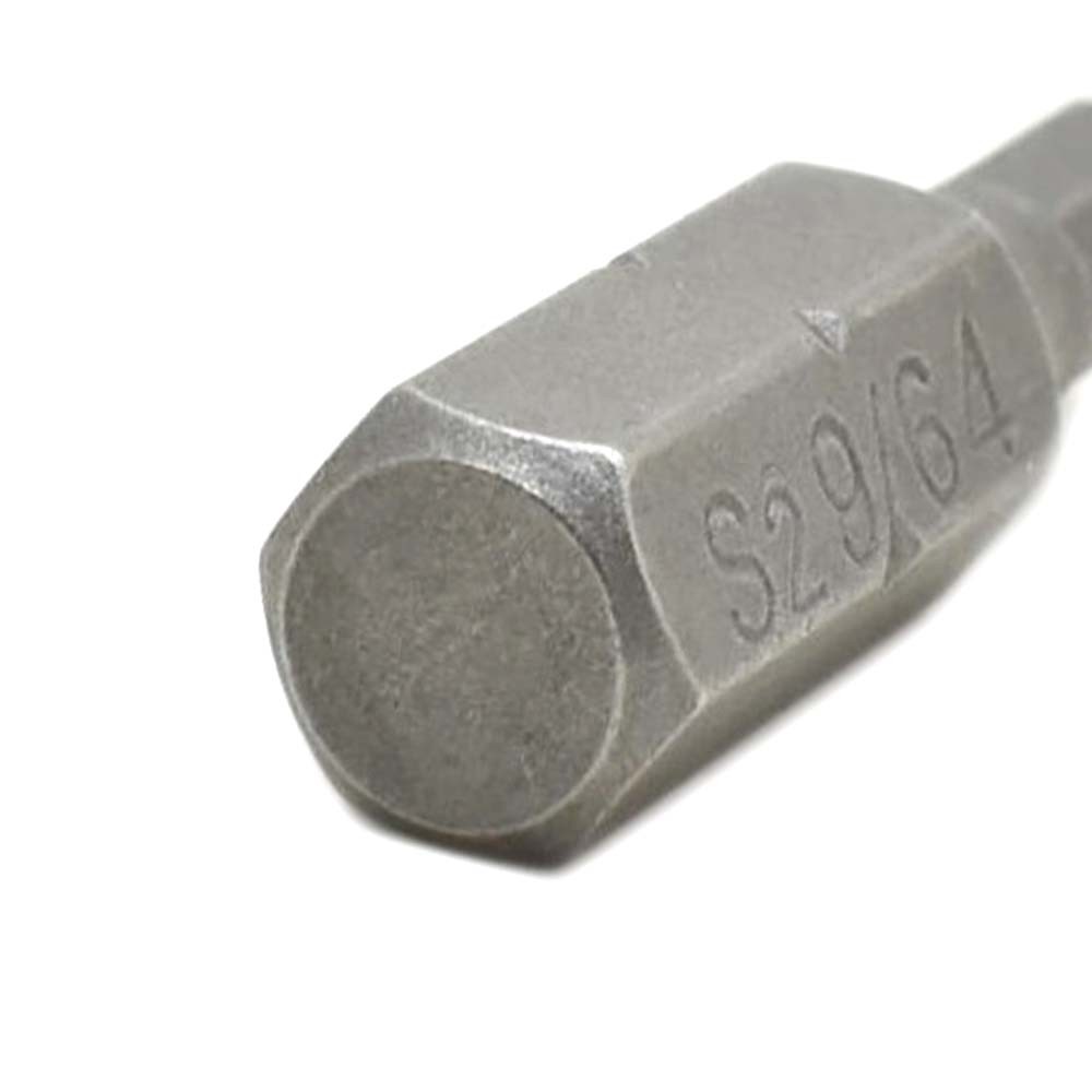 BH111-10PK Single End Hexagonal Screwdriver Bits – 1 Inch Long – 9/64 Hex – 10