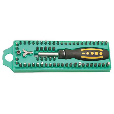 Eclipse 800-081 62 Piece Screwdriver Bit Set, 1/4″