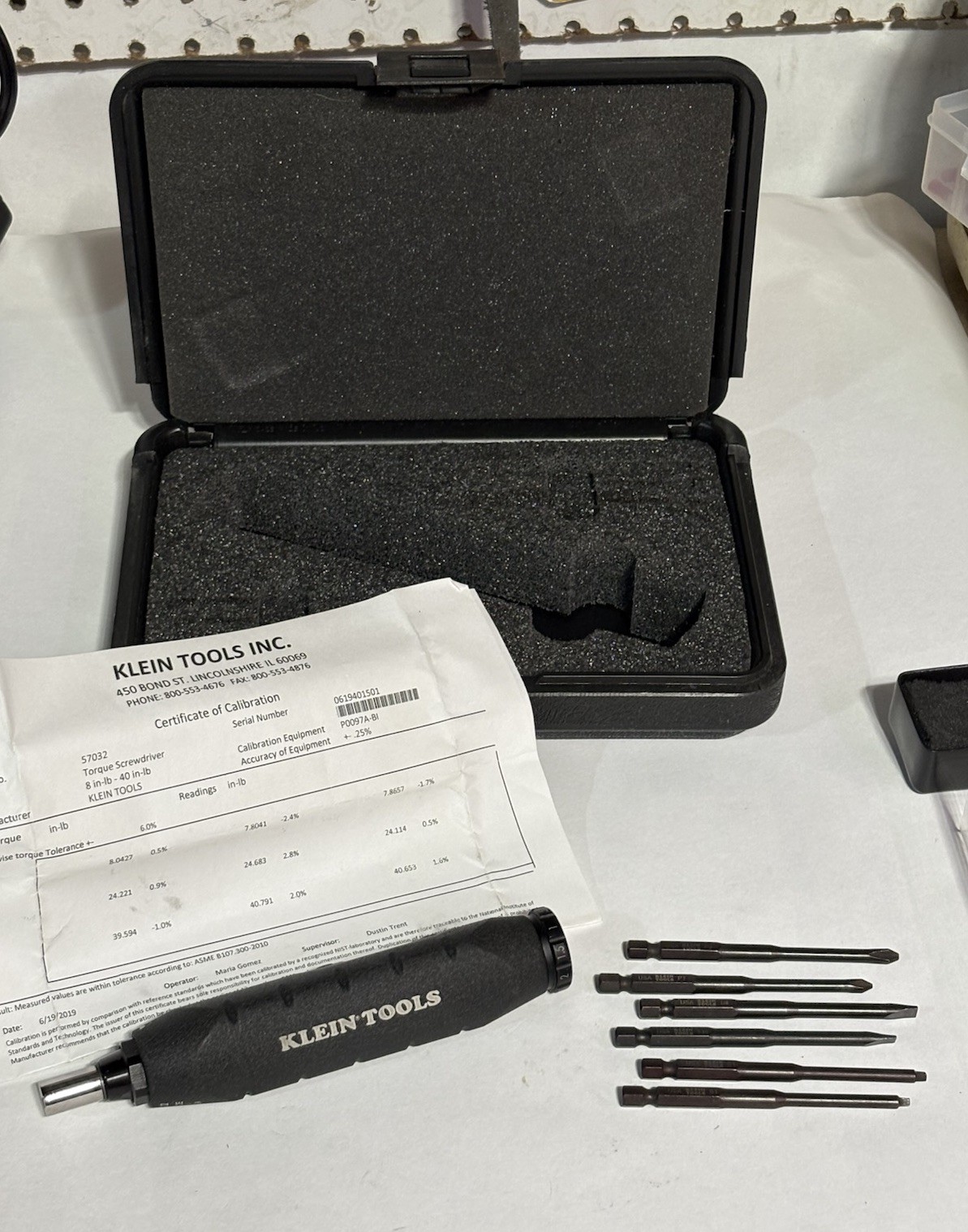 Klein Tools Torque Screwdriver Set – 6-Piece (57032)