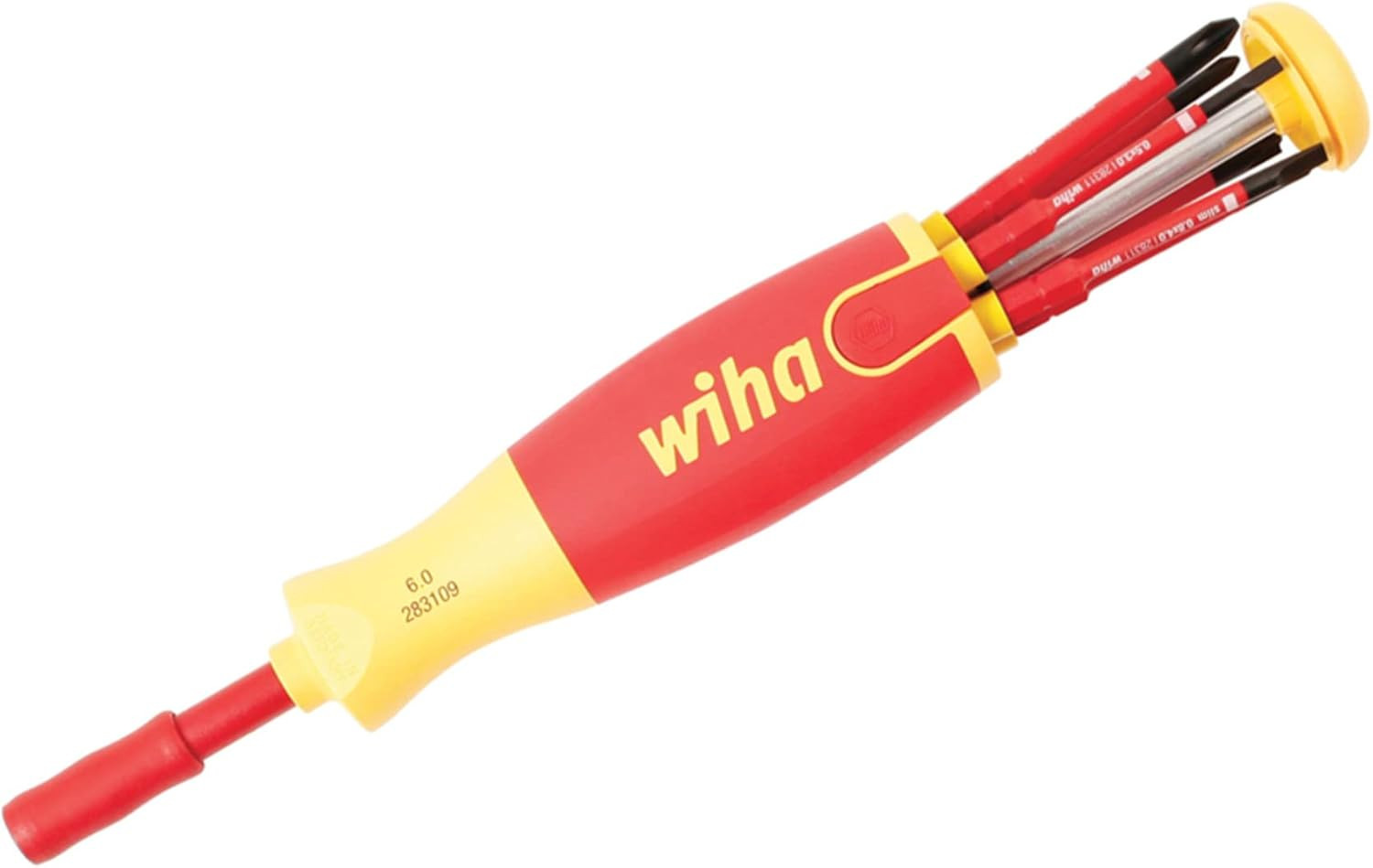 28395 7 Piece Insulated Slimline Ultra-Driver Blade Set Slotted, Phillips, Term