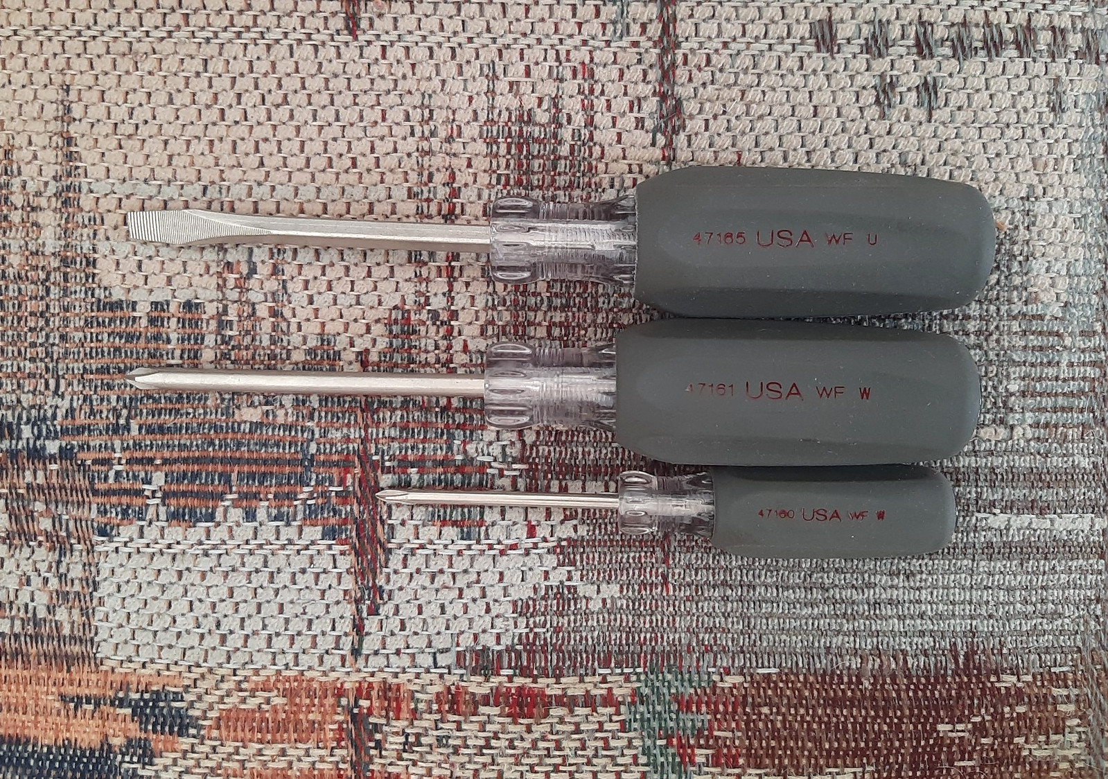 Craftsman 3 Piece Cushion Grip Screwdrivers Phillips And Slotted Made In USA
