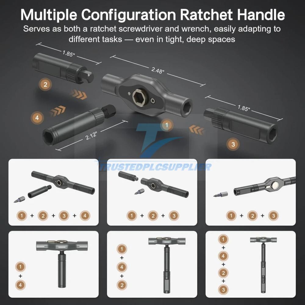 46X Magnetic Modular Wrench Organizer Compact Tool Storage Slots hold Tools SAE