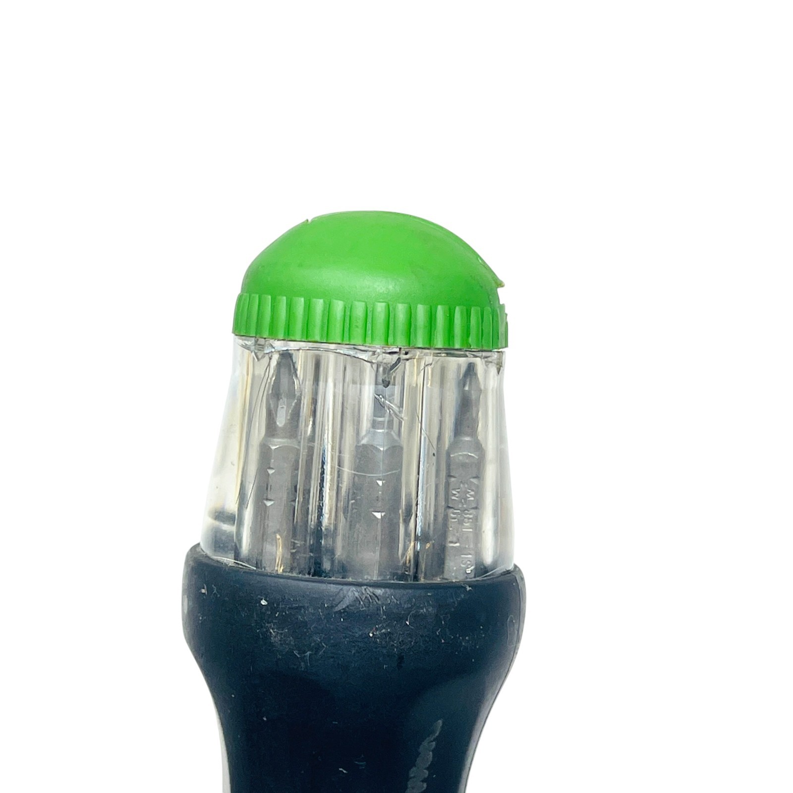 Professional Wera 819/1 Screwdriver with Integrated Bit Magazine Green/Black