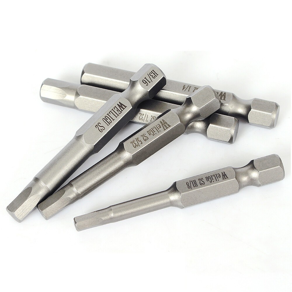 Imperial Hex Key Allen Bit Hex Screwdriver Driver Bit Hexagon Driver Power Drill