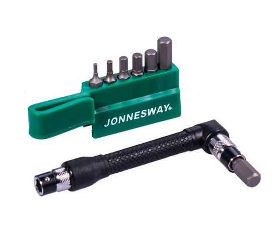 JONNESWAY 24 Pcs 1/4″ Dr Bit Set ( 8xPHILLIPS, SLOTTED, 8xHEXAGONAL & 8xTORX )