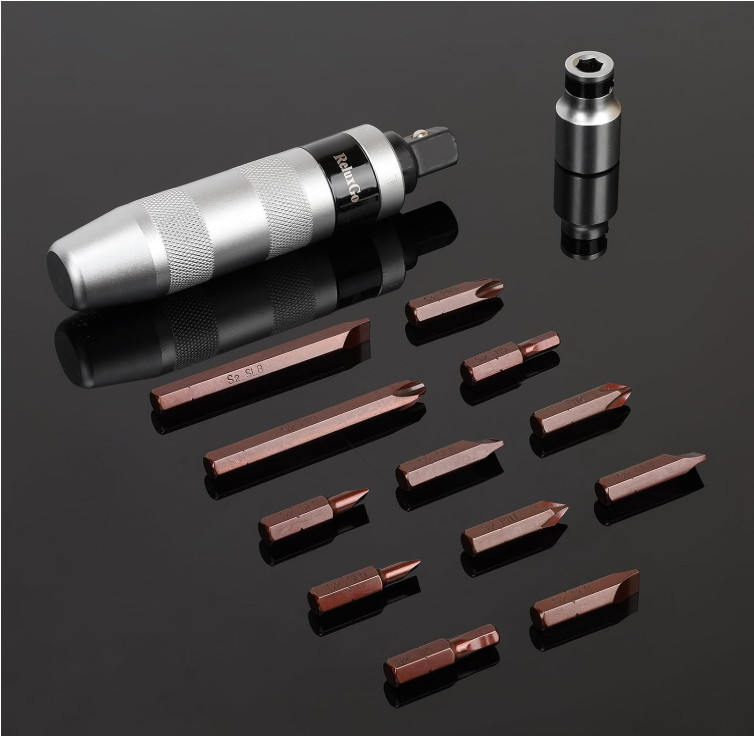 Kit Herramienta Impacto Manual Reversible Para Tornillos Oxidados Y Pernos Duros