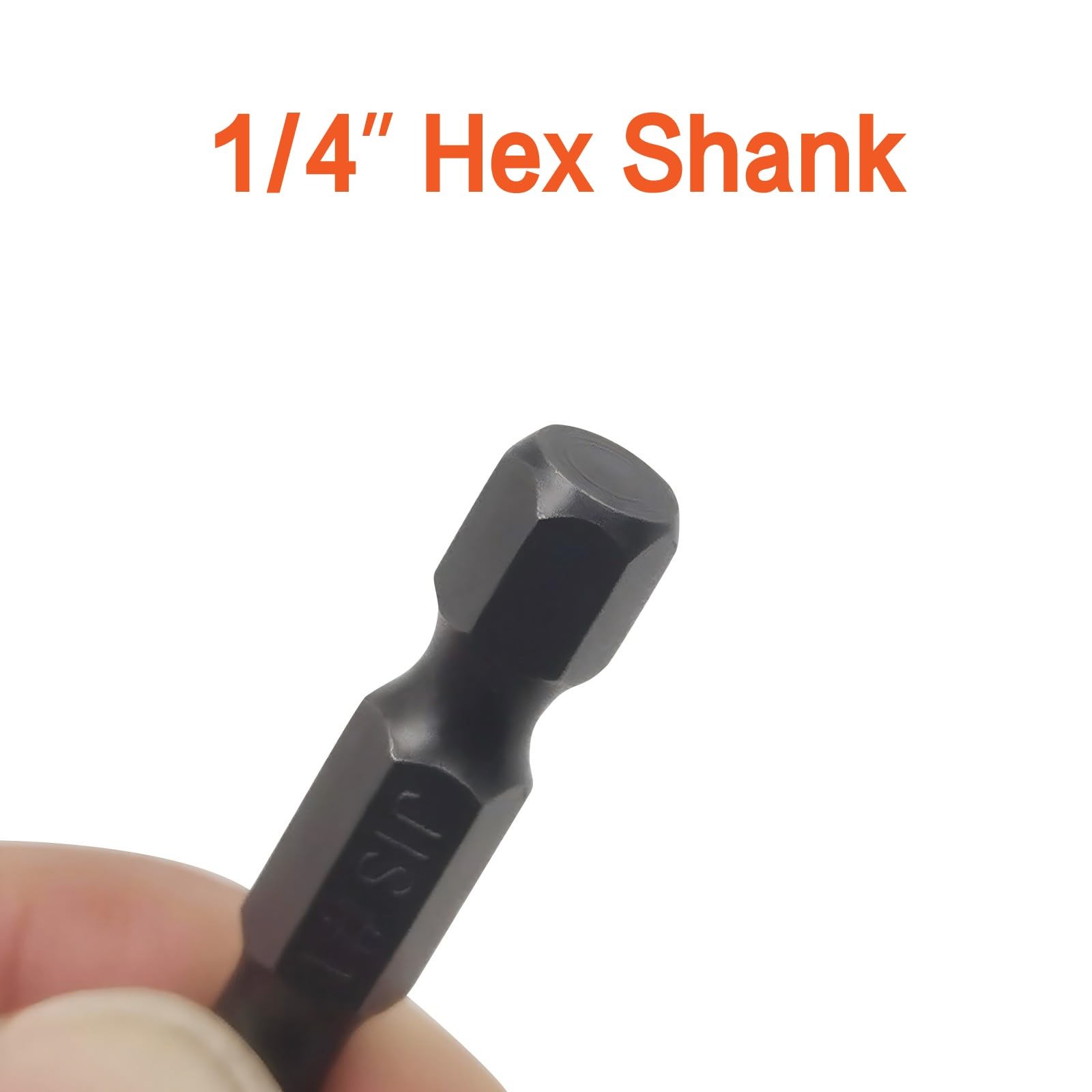 6Pcs 35mm JIS Screwdriver Bit Set with Magnetic Tip, 1/4 Hex #2×6, Grey