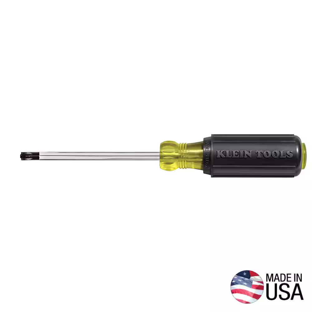 #2 Combo Tip Screwdriver with 4 In. round Shank and Cushion Grip Handle