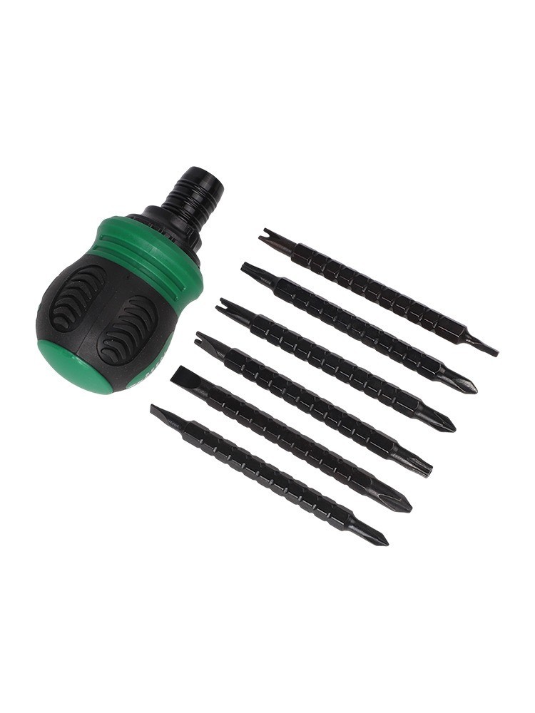 Portable 12 in 1 Ratchet Screwdriver Set for DIY Projects and Everyday Repairs