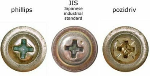 True JIS Metric Screwdriver Set Solid Tang Screw Driver Drivers #1 2 3 BLEM-006
