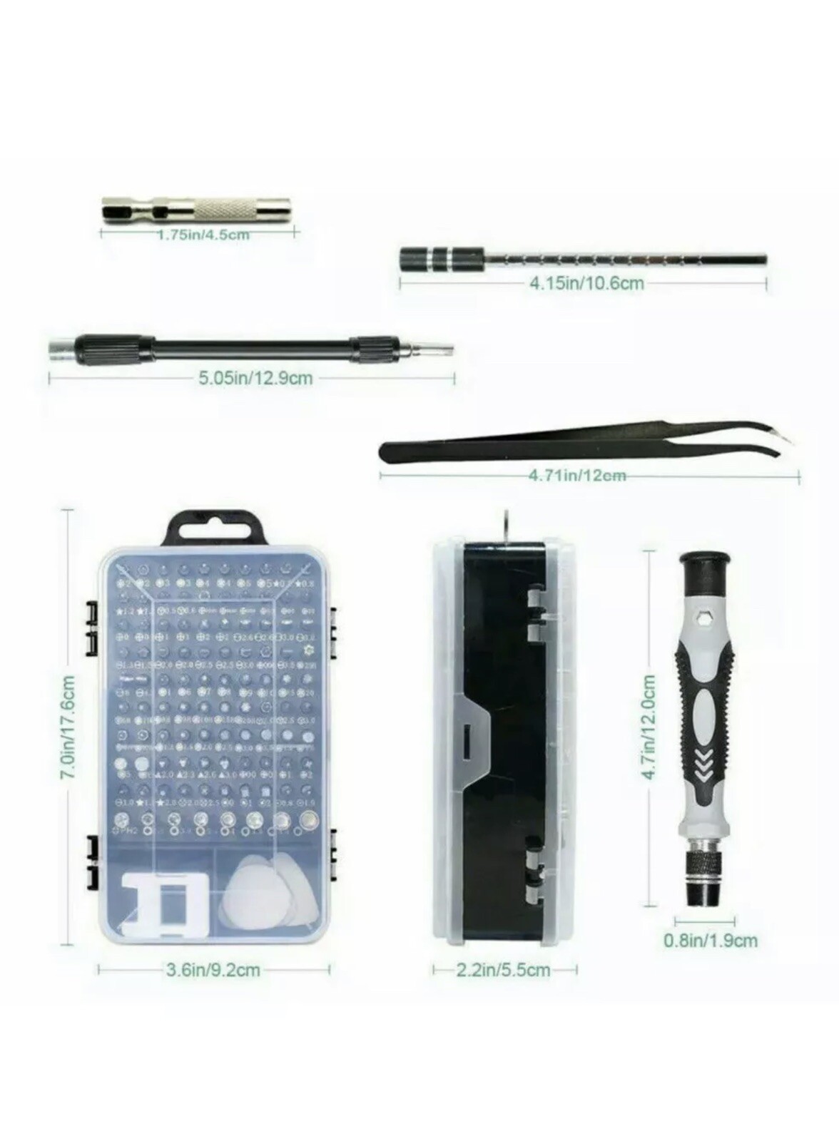 APPLIANCE & Electronics Repair Tool Kit Magnetic 117 Tools in One