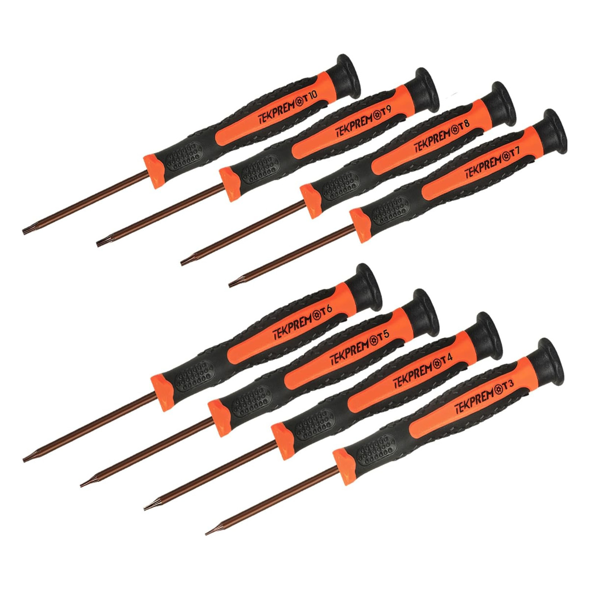8 in 1 Small Torx Screwdriver Set with T3 T4 T5 T6 T7 T8 T9 T10 Torx Security Bi