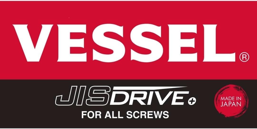 VESSEL ARMOR GRIP Screwdriver 8PC. Set (JISDRIVE) No.550A8Ptu (Previous), Black