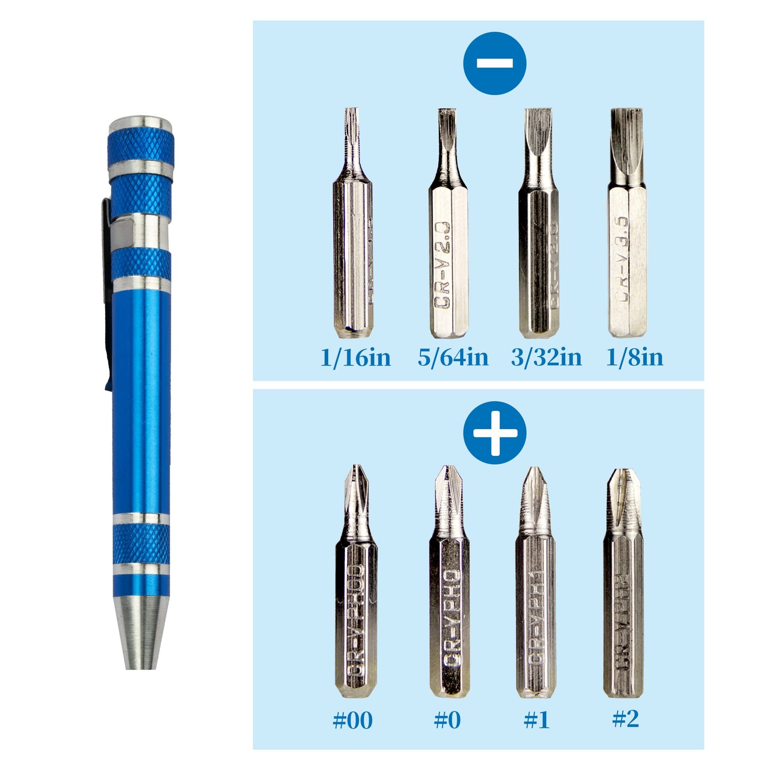 8 in 1 Mini Screwdriver Set Small Screwdrivers Pen Magnetic Repair Tools EDC …