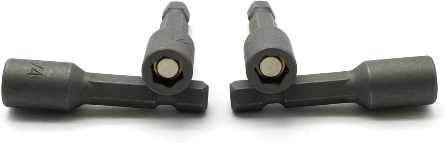TEMO 10 pc Impact Ready Nut Driver 1/4 Inch Magnetic Nutsetter Set 1/4 Inch Shan