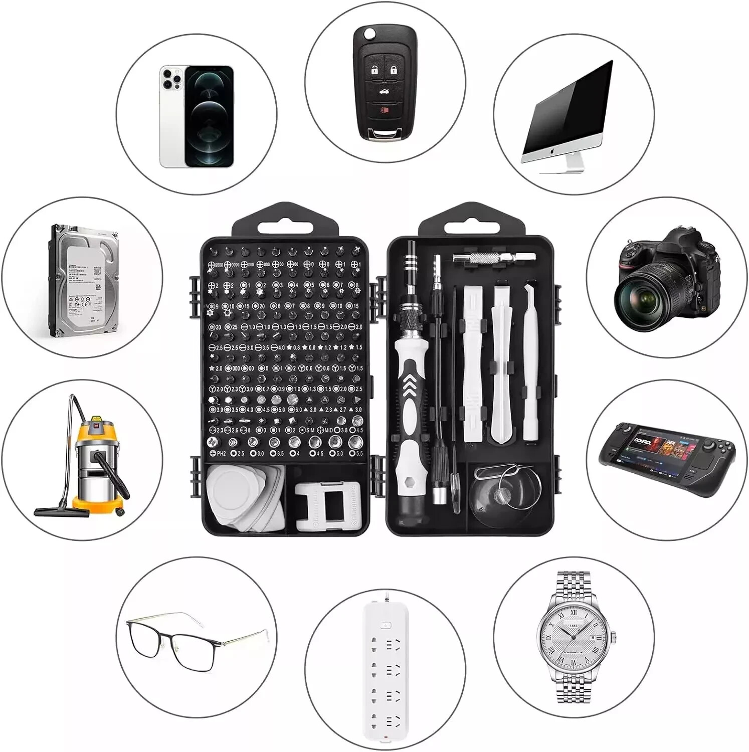 117 in 1 Precision Mechanical Screwdriver Set Magnetic Repair Tool Kit HandWork