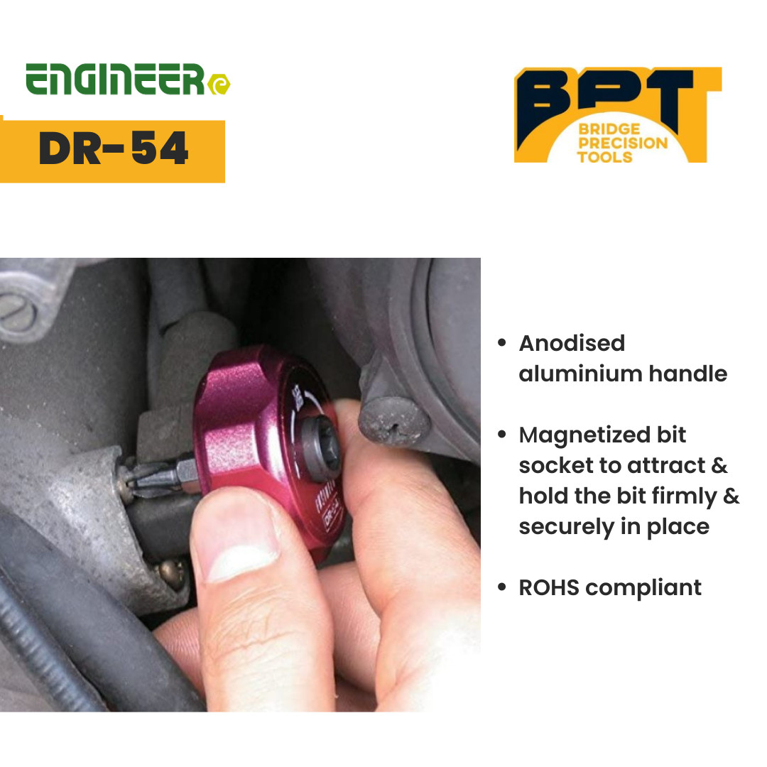 ENGINEER DR-54 Stubby Ratchet Palm Driver
