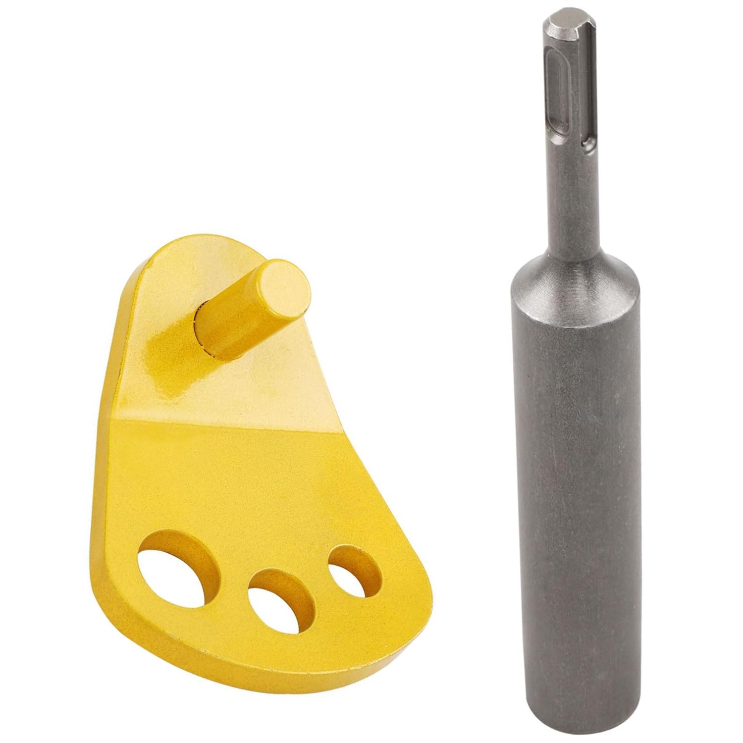For 5/8 1/2 3/4 In Ground Rods SDS Plus Ground Rod Driver w/ Adapter Bits