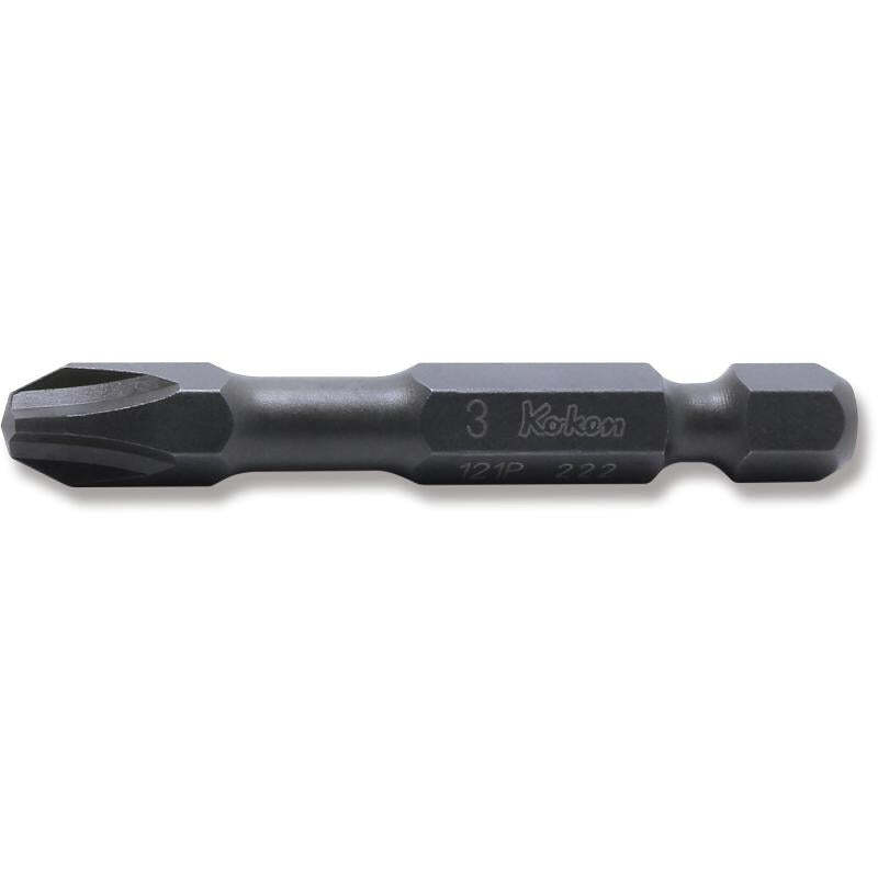 Koken 121P.50-3 1/4 Inch Hex Dr. Bit PH3 Length 50 mm
