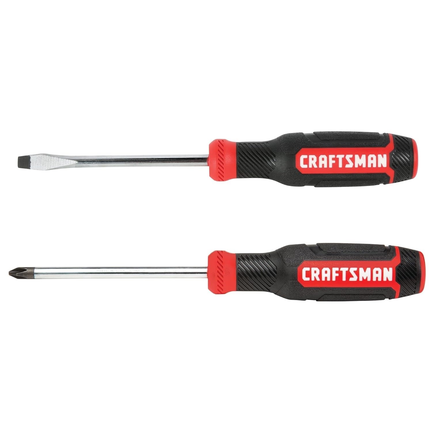 Craftsman Screwdriver Set Phillips Flathead 2 Piece Bi-material Hand Tools
