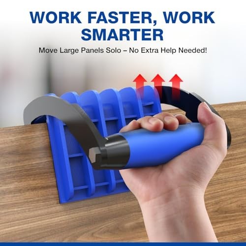 Heavy-Duty Panel Carrier Tool for Plywood & Drywall – One-Handed Grip, 100 lbs C