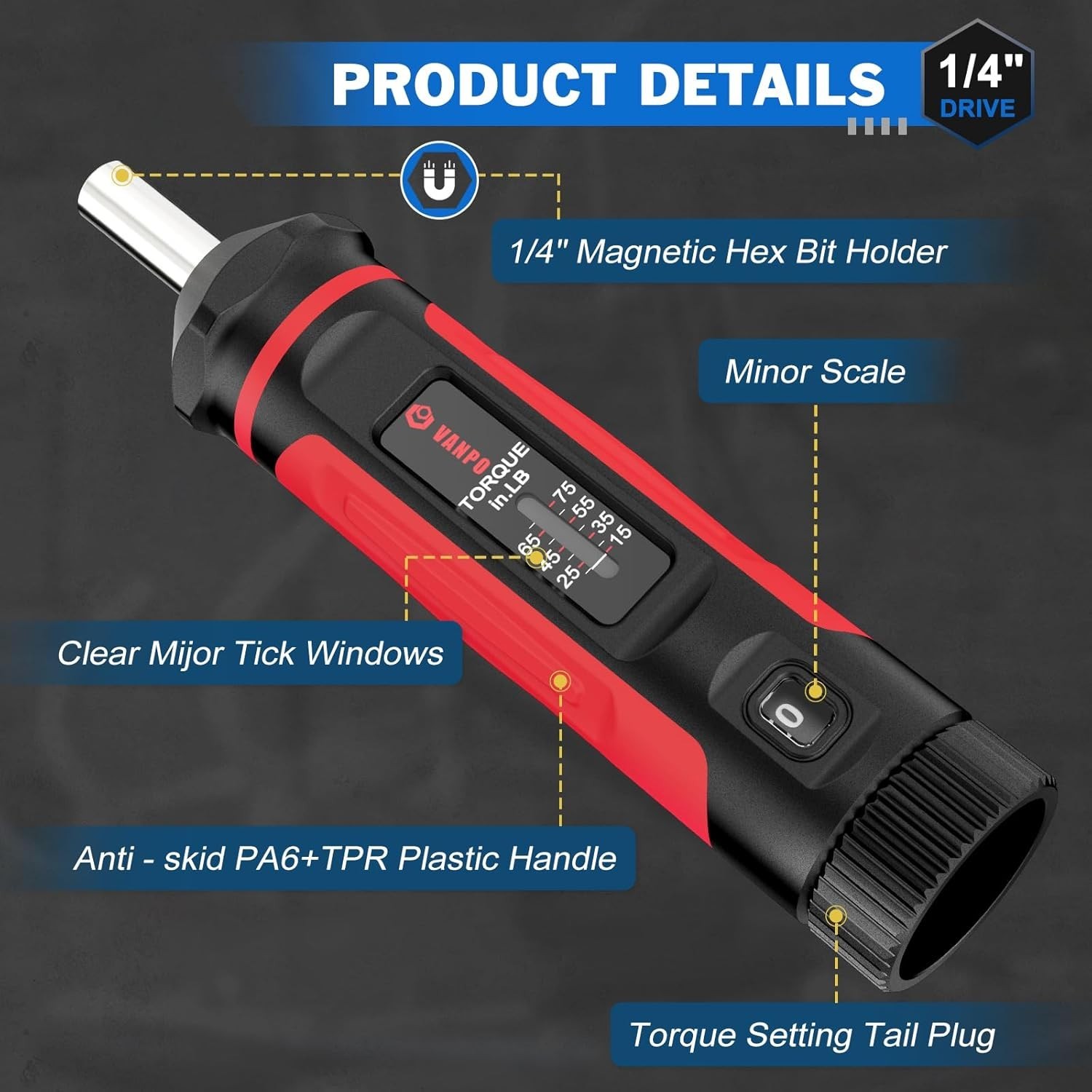 Drive Torque Wrench Screwdriver Set Gun Gunsmith Instrument Tool Accurizing NEW