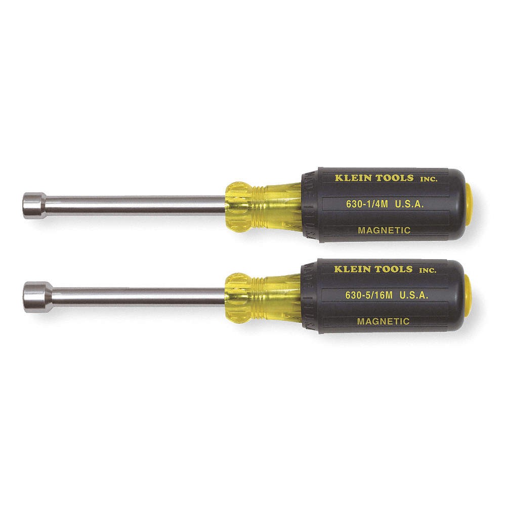 KLEIN TOOLS 630M Fastener-Holding Nut Driver Set 4JA37