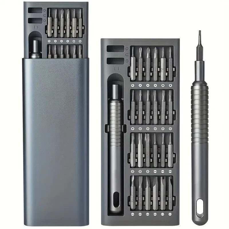 25-in-1 Precision Mini Screwdriver Set for Phone Laptop Watches Glasses Repair.