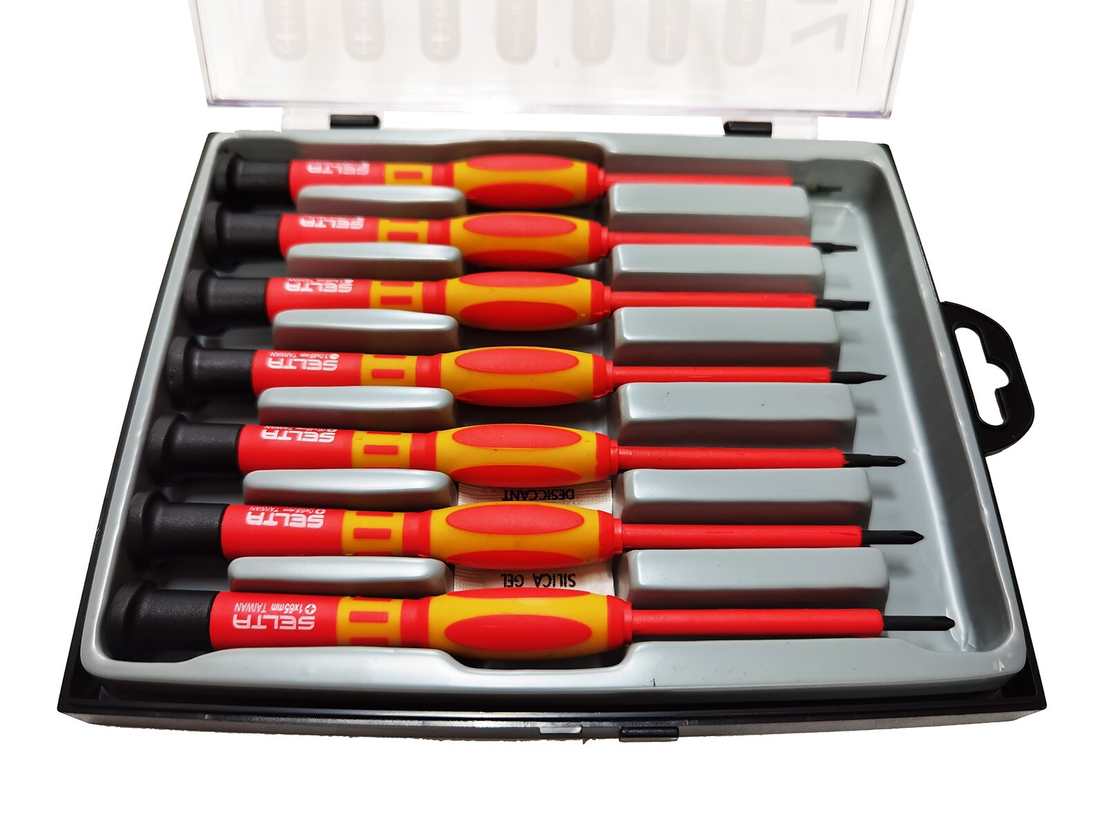 Selta Taiwan Insulation VDE 65x165mm 7pc High Precision Screwdriver Slot Phillip