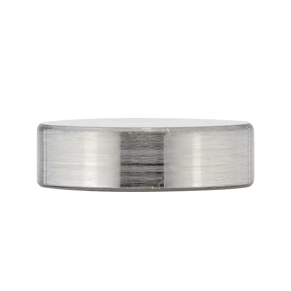 1 In. (25 Mm) Brushed Nickel Decorative Steel Screw Cover Cap for Flat Head Scre