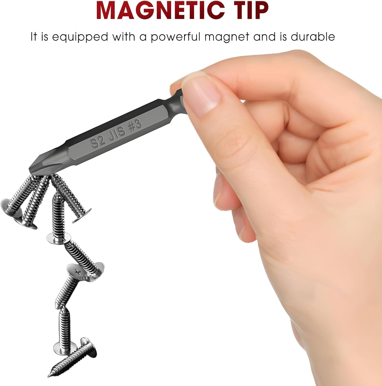 6-Piece Magnetic JIS Screwdriver Bit Set for Japanese Car, Motorcycle & Related