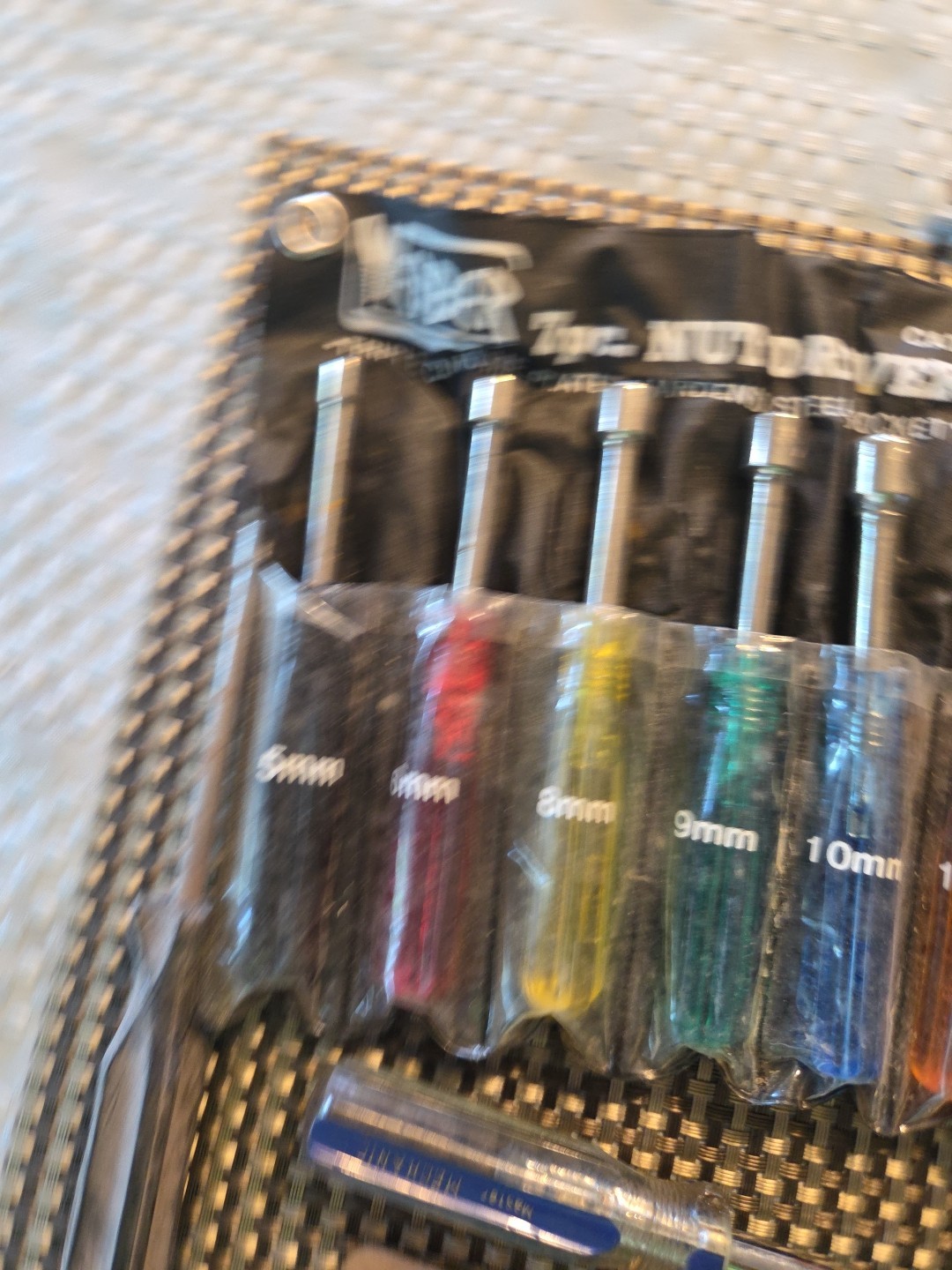 MECHANIC Nut Driver Set Chrome Crv Taiwan 7 Piece Metric 5 – 12 Mm Screwdriver