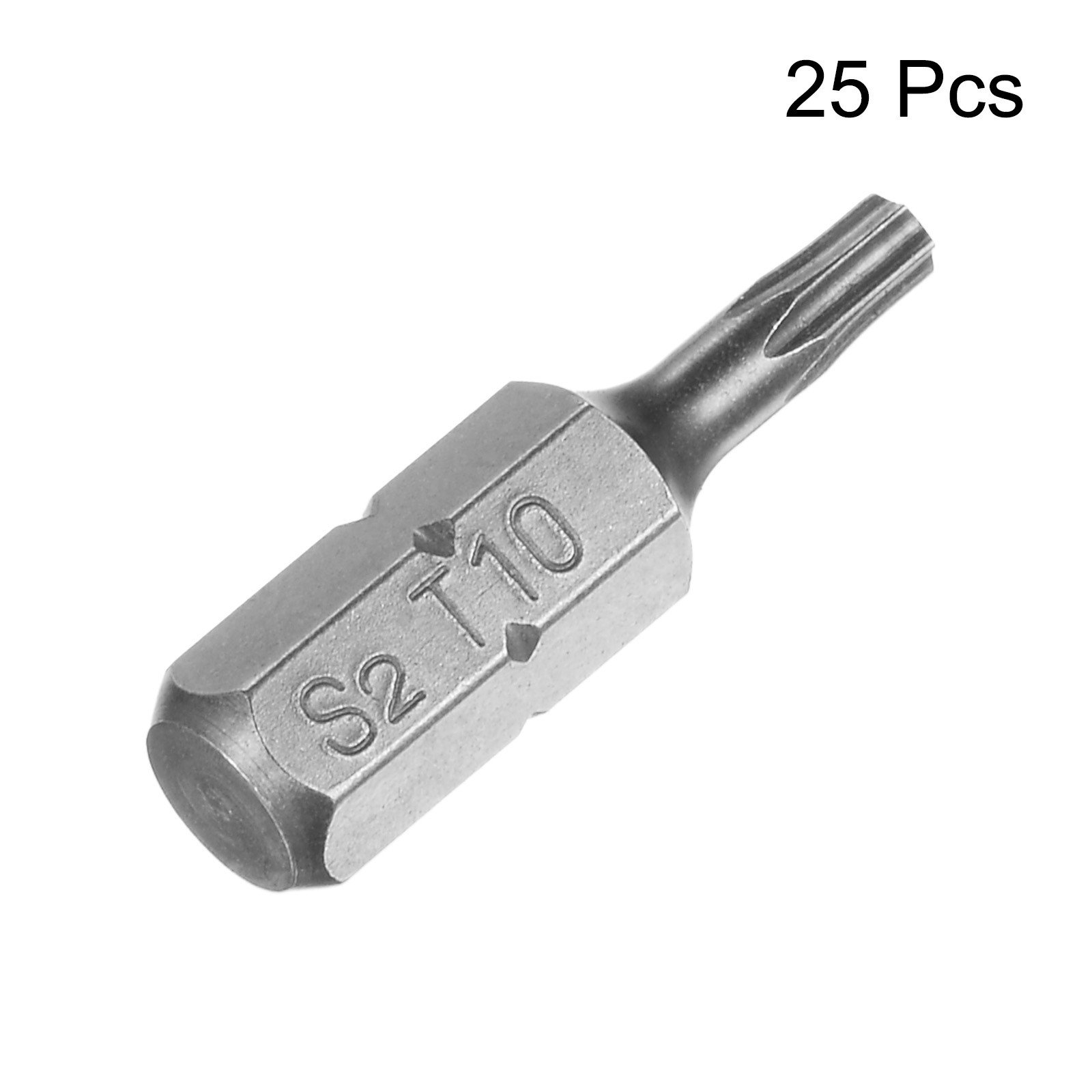 25pcs Torx Bits 1/4″ Magnetic Screwdriver T10 Screw Driver Bit S2 Alloy Steel