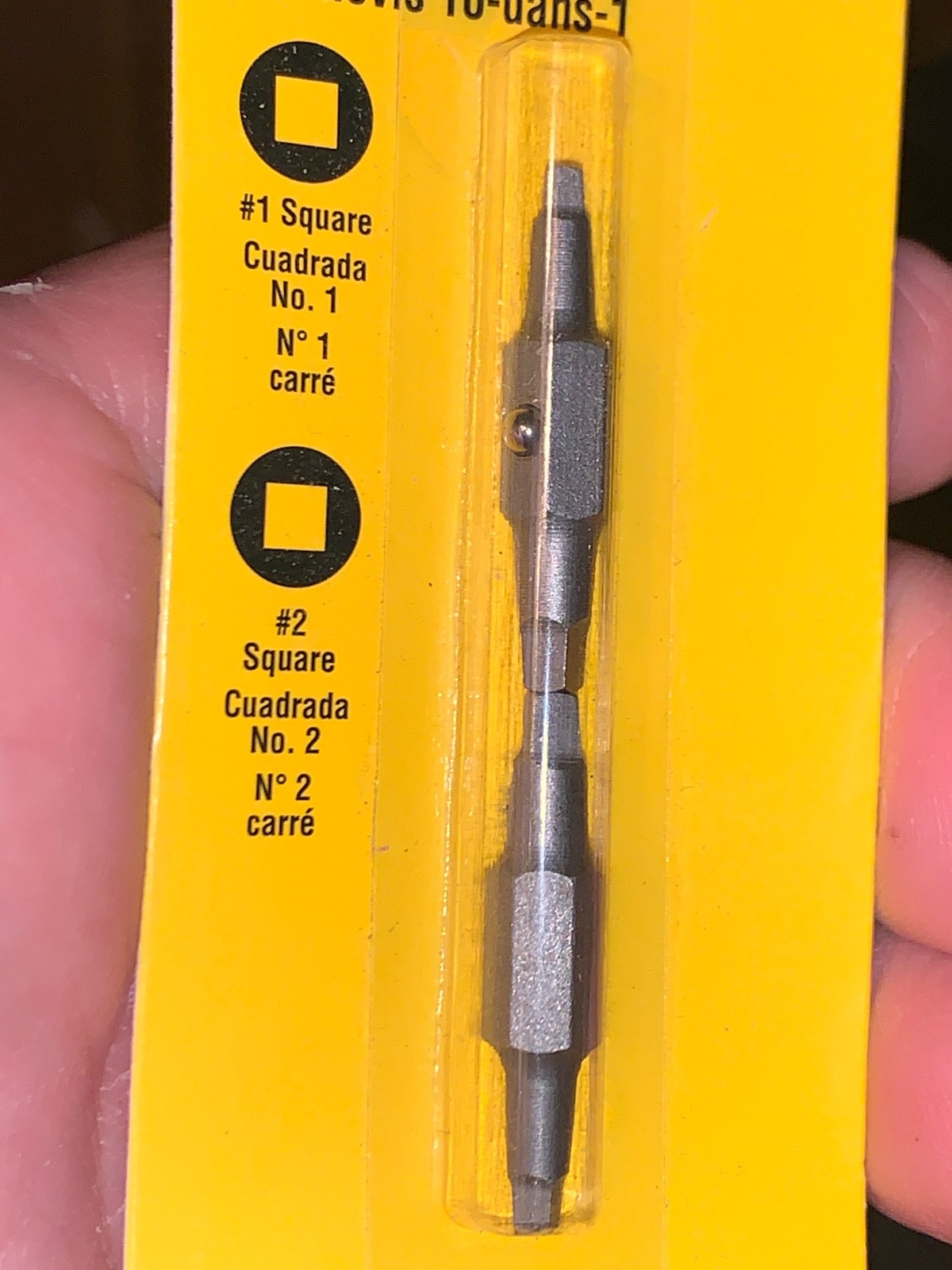3 Packs of Klein Tools 32484 10 in 1 Screwdriver bits 2per pack #1 & #2 Square