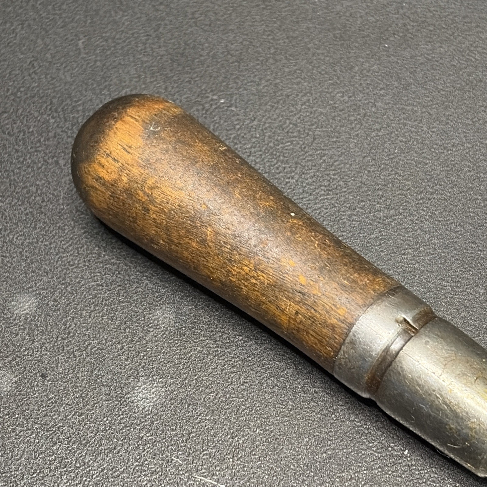 2 Tamper proof Wood Handle Screwdrivers Snake Eye Fork Bit