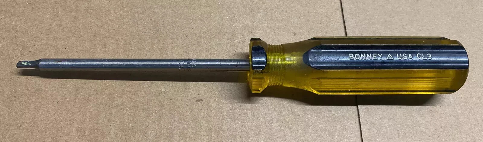 Vintage Bonney CL3 CH 5/32 Clutch Head Driver Screwdriver Made In USA