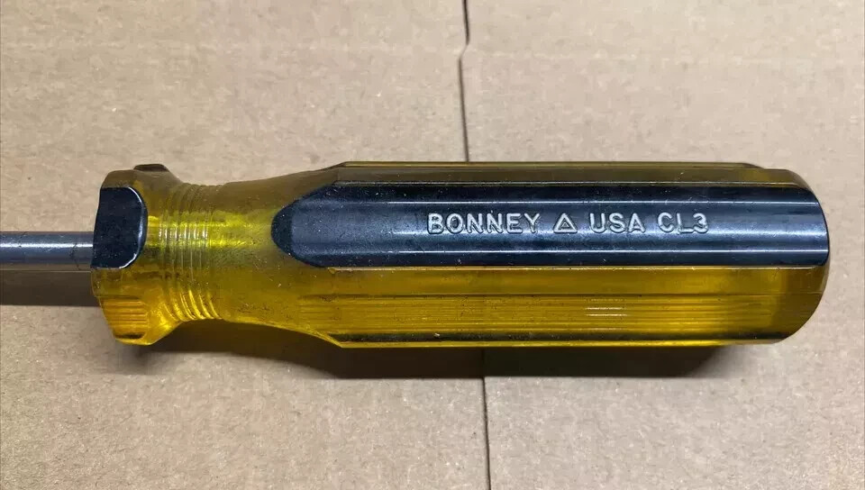 Vintage Bonney CL3 CH 5/32 Clutch Head Driver Screwdriver Made In USA
